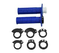Impugnati del manubrio della motocicletta universale 22 mm 7 da 8 pollici con meccanismo di bloccaggio a sei ruote compatibili con la maggior parte del manubrio a farfalla(Blue)