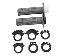 Impugnati del manubrio della motocicletta universale 22 mm 7 da 8 pollici con meccanismo di bloccaggio a sei ruote compatibili con la maggior parte del manubrio a farfalla(Grey)