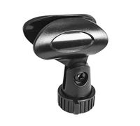 Impugnatura a clip per microfono in ABS resistente per un posizionamento stabile in ambiente sonoro professionale Supporto per microfono Morsetto per microfono sicuro