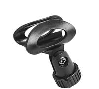 Impugnatura a clip per microfono in ABS resistente per un posizionamento stabile in ambiente sonoro professionale Supporto per microfono Morsetto per microfono sicuro