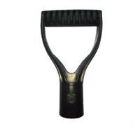 Impugnatura a D di ricambio per pale, rastrelli, forcelle, forche, in plastica resistente, 31 mm, adatta per paletta, scavare, zappa, accessori da lavoro in cortile (nero)