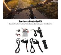 Impugnatura a farfalla controller senza spazzole a 48 V con schermata quadrata 9 luci bloccare due colori maniglia freno di ricarica aerea kit motocicli elettrici