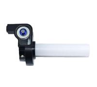 Impugnatura a farfalla rapida in alluminio da 22 mm per bici di sort atv utv compatibile con corse motociclistiche XR50 CRF50 KLX(Silver)