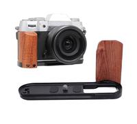 Impugnatura a Forma di L per X T50, Piastra Base di Montaggio della Fotocamera con Impugnatura in Legno, Impugnatura a Forma di L della Fotocamera in Lega di Alluminio con