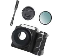 Impugnatura a scatto veloce per action camera in miniatura, accesso sicuro allo schermo in tempo reale, obiettivo intercambiabile incluso, maniglia per fotografia a sgancio rapido per fotocamere