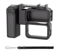 Impugnatura a sgancio rapido con supporto per scarpa fredda e cinghia anti-smarrimento, per action camera Cage telaio protettivo maniglia a sgancio rapido