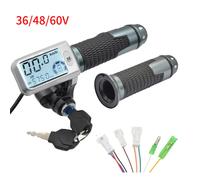 Impugnatura Acceleratore EBike per Moto con Display LCD e Opzione Avviamento Chi