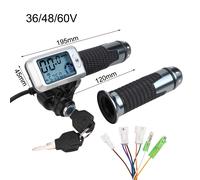 Impugnatura Acceleratore EBike per Moto con Display LCD e Opzione Avviamento Chi