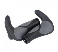 Impugnatura bici SYSTEM-S 2x ergonomica con doppio lucchetto in nero