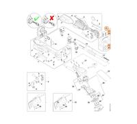 Impugnatura circolare ORIGINALE STIHL per decespugliatore FSA 86 R 4180-790-3410