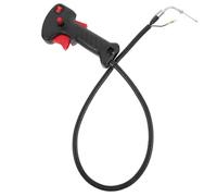Impugnatura Destra per Tagliabordi Regolabile con Grilletto Completo | ABS Nero, Cavo Interruttore e Acceleratore, per Prato e Giardinaggio, Accessorio Compatibile
