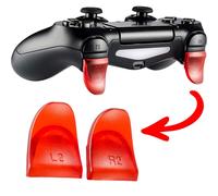 Impugnatura di controllo ottimizzata: estensori del grilletto e kit per migliorare il comfort dei controller PS4, pulsanti grilletto di ricambio di