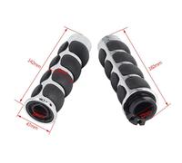 Impugnatura di fine barra della maniglia motociclistica universale Black o Chrome 7/8 1 pollice Guida a mano in alluminio compatibile con bici in stile Cafe Racer(Chrome 22mm)