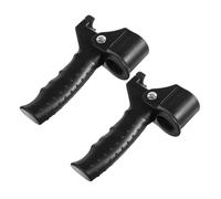 Impugnatura di Supporto per Anziani per Bastone Pieghevole Nero | Plastica Ergonomica, 2 Pezzi, per Tubo da 22mm, Viaggio e Uso Quotidiano