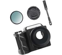 Impugnatura ergonomica per fotocamera portatile Facile montaggio Nessuno Design dello schermo ostruttivo Filtro integrato Meccanismo rotante Filtro rotante Obiettivo Fotografia Grip