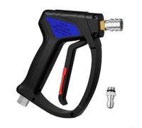 Impugnatura ergonomica per idropulitrice da 35,5 cm, presa femmina con connettore rapido e raccordo da 3/8 per una pulizia efficace (nero 3/8)