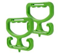 Impugnatura ergonomica resistente per borse con maniglie per trasporto di generi alimentari e altro ancora. Ogni manico supporta fino a 45,4 kg di manico per alleviare lo sforzo della mano