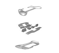 Impugnatura Ergonomica Slim Grip per Console Sony PS Vita 1000 Gaming Comfort