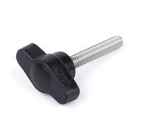 Impugnatura filettata a forma di fiore, M4 M5 M6 M8 304 in acciaio inox 304 Bulloni a mano con impugnatura a Z in bachelite manopola a mano meccanicamente regolabile viti a testa (Diametro testa 27 mm