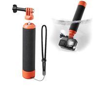 Impugnatura galleggiante per Insta360 X4/X3, Hero 12/11/10/9, DJI Action 5 Pro/4/3 - Maniglia galleggiante anti-lavandino con cinturino da polso, montaggio a vite da 1/4", impugnatura morbida in