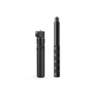 Impugnatura girevole per DJI OSMO360 fotocamera per Insta360 X4 X5 Prolunga per manico del bastone per selfie Mini treppiede con impugnatura regolabile con viti standard da 1/4 (1 set)