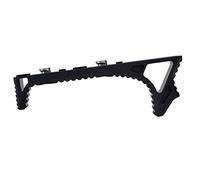Impugnatura Grip Fucile Softair M4 ANGOLATA Link Curved per KEYMOD Nero ME6076-B Metal