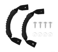 Impugnatura in gomma per kayak, cinghia con fettuccia in nylon per canoa, tavola da surf, valigia e bagaglio di ricambio con viti (2 pezzi)