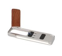 Impugnatura in legno fatta a mano per supporto fotocamera XM5 con design ergonomico e slot per batteria montaggio a sgancio rapido