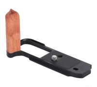 Impugnatura leggera in legno compatibile con Sony RX1R3 con base in lega di alluminio anodizzato e cuscinetti ammortizzanti (nero)