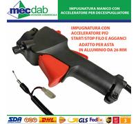 Impugnatura Manico Con Acceleratore Per Decespugliatore Ø 26 mm