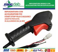 Impugnatura Manico Con Acceleratore per Decespugliatore Ø 26 mm