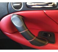 impugnatura maniglia anteriore DESTRA SINISTRA vera PELLE per Alfa Romeo 147 GT