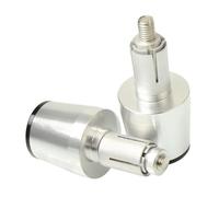 Impugnatura Moto Ricambi Motociclette per Suzuki 125 250 400 650 per Burgman Manopole Manubrio Manopole Manubrio estremità Tappo di Copertura Manopole Moto(Sliver-a)