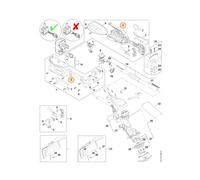 Impugnatura ORIGINALE STIHL per decespugliatore FSA 86 R FA05-790-1001