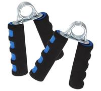 Impugnatura per Allenamento della Presa Manico Zigrinato Blu | Abs, Acciaio e Alluminio, Uso una Mano, per Dita e Polso, Casa e Riscaldamento