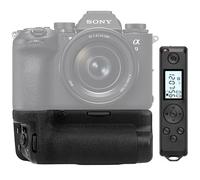 Impugnatura per batteria compatibile con Sony A9 III e A1 II sostituisce VG-C5 con timer di scatto remoto verticale e multifunzione