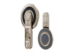 Impugnatura Per Con Supporto Ad Anello - Supporto Girevole A 360° In Lega Di Alluminio Da 9,85x5,7 Cm | Supportos Telefonico Doppio Magnetico Pieghevole Per Videochiamate, Streaming Live, Viaggi