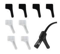 Impugnatura per l'orecchio in silicone, ganci per l'orecchio in silicone | Pinza per orecchie antiscivolo per occhiali da 4 paia,Fermo per maniche con punte per aste per occhiali, supporto per cinturi