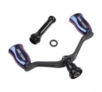 Impugnatura per mulinello in carbonio doppio con bilanciere per mulinello Daiwa Fuego Exceler Caldia Prorex Taula Luvias Airity Certate (rosa brillante)