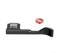 Impugnatura per pollice Fujifilm XM5 con corpo in lega di alluminio e cuscinetto in silicone, progettata per un migliore controllo della fotocamera e protezione Hot Shoe (nero)