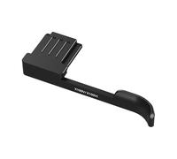 Impugnatura per pollice per fotocamera in lega di alluminio, 6,5 x 2,9 x 1,1 cm, supporto con cuscinetto in silicone antigraffio, supporto sicuro per fotocamere DSLR, mirrorless, compatte