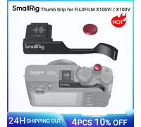 Impugnatura per pollice SmallRig con copertura per slitta calda per FUJIFILM X100VI / X100V (nero) con un pulsante di rilascio dell'otturatore concavo -4559