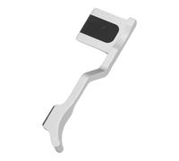 Impugnatura per Supporto Pollice della Fotocamera con Copertura Hot-Shoe, Design Ergonomico in Alluminio per X T50, Leggera e Protettiva, 1 unità (Silver)