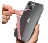Impugnatura per telefono cellulare Sinjimoru con clip a forma di C, cinturino in silicone per custodia del telefono, con clip come supporto ad an