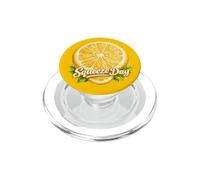 Impugnatura per telefono Squeeze the Day Lemon Slice Citrus PopSockets PopGrip per MagSafe