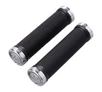 Impugnatura Reverse R-Shock Lock On Ø31mm x 130mm Nero-Argento per MTB