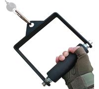 Impugnatura rigida - Heavy Cable Training Attachment, non slip Textured Pull Handle with Solid Steel Build, Featuring Solid Build, Fitness Accessory, Arm Engagement for Ergonomic Strength Equipment