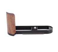 Impugnatura standard per maniglia della fotocamera in legno accesso rapido alla batteria Base protettiva in alluminio legno metallo