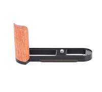 Impugnatura standard per maniglia della fotocamera in legno accesso rapido alla batteria Base protettiva in alluminio legno metallo