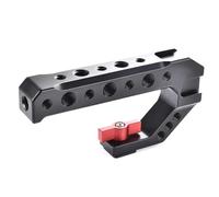 Impugnatura universale for fotocamera DSLR Rig, supporto for scarpa fredda superiore for fotocamera 1/4 di pollice e amp;Maniglia for fotocamera in lega di alluminio con fori da 3/8 di pollice